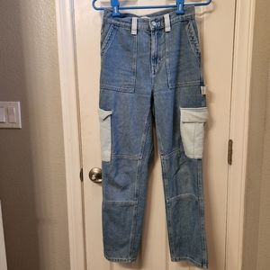 Pacsun high waisted utility jeans 25